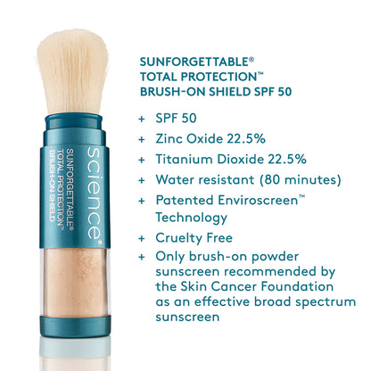 ALL-MINERAL POWDER SUNSCREEN
Sunforgettable® Total Protection® Brush-On Shield SPF 50