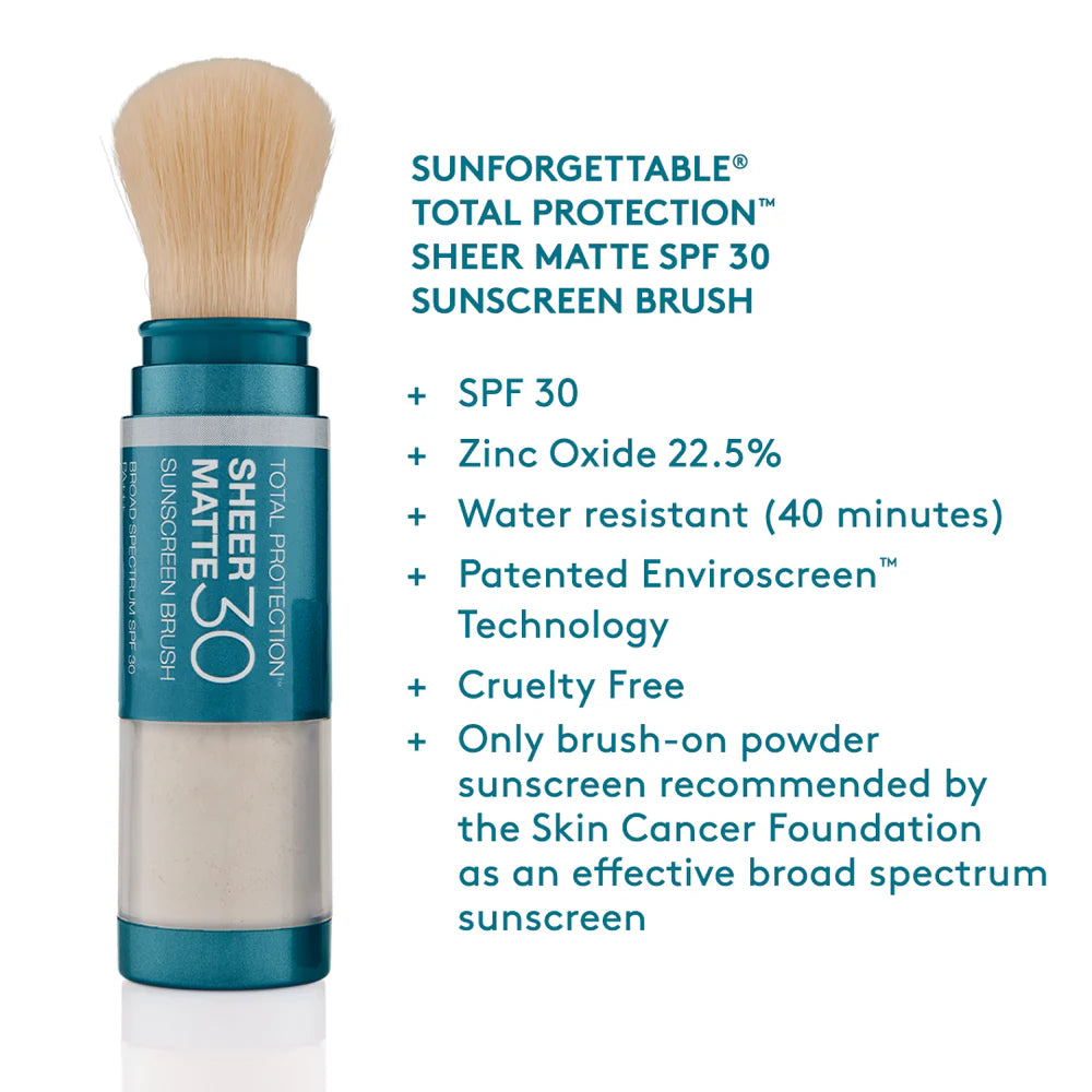 POWDER FORMULA
Sunforgettable® Total Protection® Sheer Matte SPF 30 Sunscreen Brush