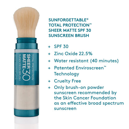 POWDER FORMULA
Sunforgettable® Total Protection® Sheer Matte SPF 30 Sunscreen Brush